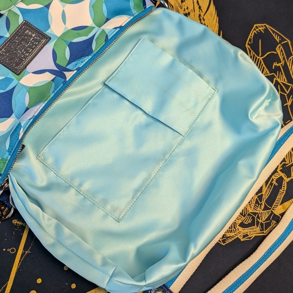 Coach x Poppy Kaleidoscope Satin Bag w Shoulder and Crossbody Strap 14740 - Picture 4 of 8